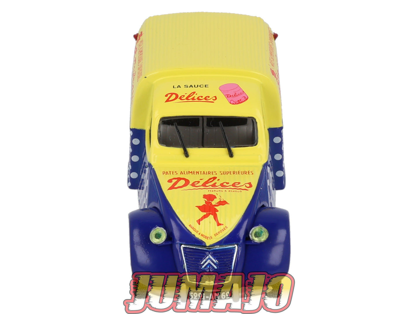 2CV76 Voiture 1/43 NOREV Citroen : 2 CV fourgonnette Pâtes Délices 1955