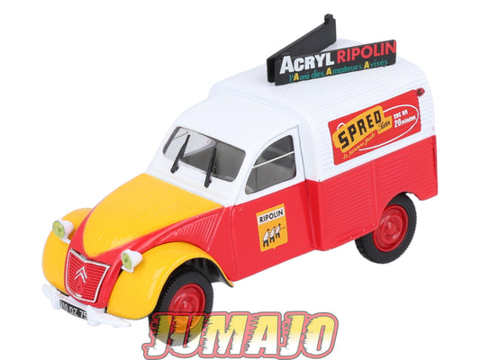 2CV87 Voiture 1/43 NOREV Citroen : 2CV AZU Ripolin 1955