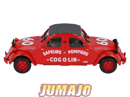 2CV8 Voiture 1/43 NOREV Citroen : 2CV Pompiers de Cogolin