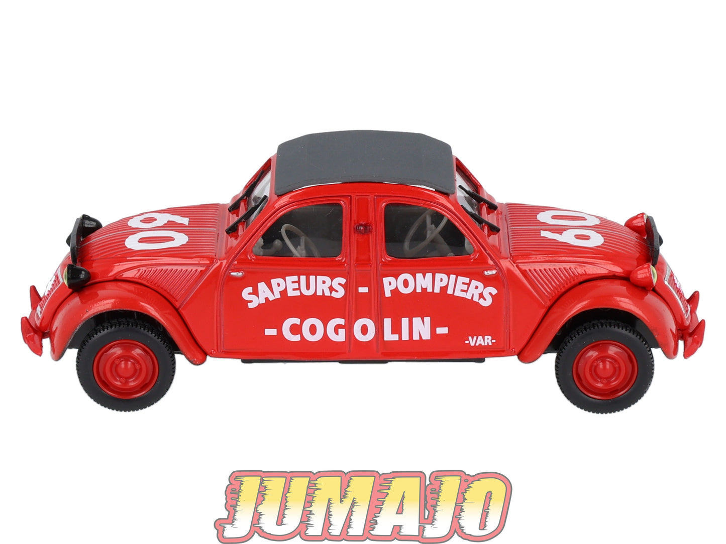 2CV8 Voiture 1/43 NOREV Citroen : 2CV Pompiers de Cogolin