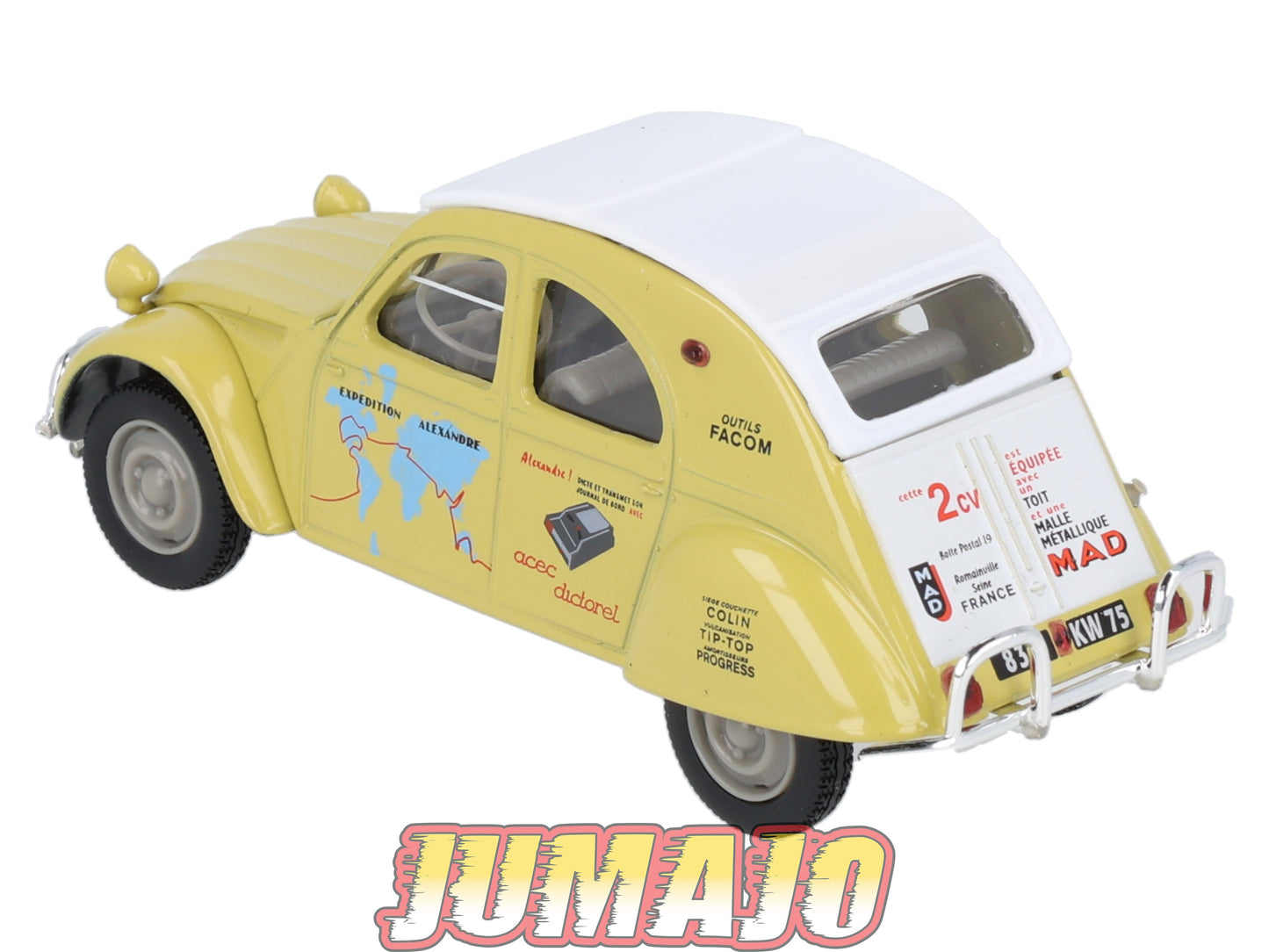 2CV90 Voiture 1/43 ELIGOR Citroen : 2CV AZLF Cardans