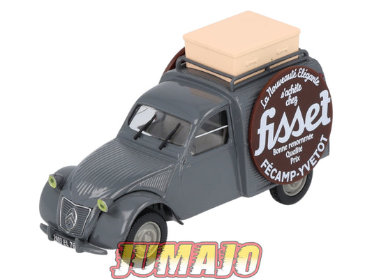 2CV93 Voiture 1/43 NOREV Citroen : 2CV AZU Fisset 1956