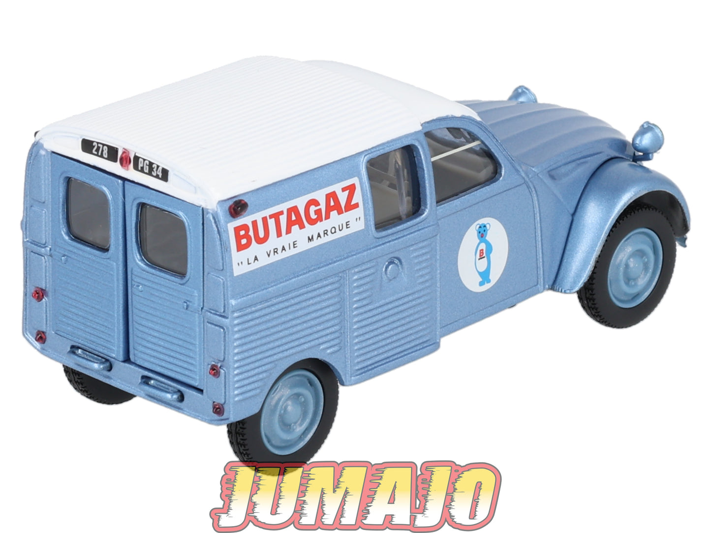 2CV99 Voiture 1/43 NOREV Citroen : 2CV AZU Butagaz 1968