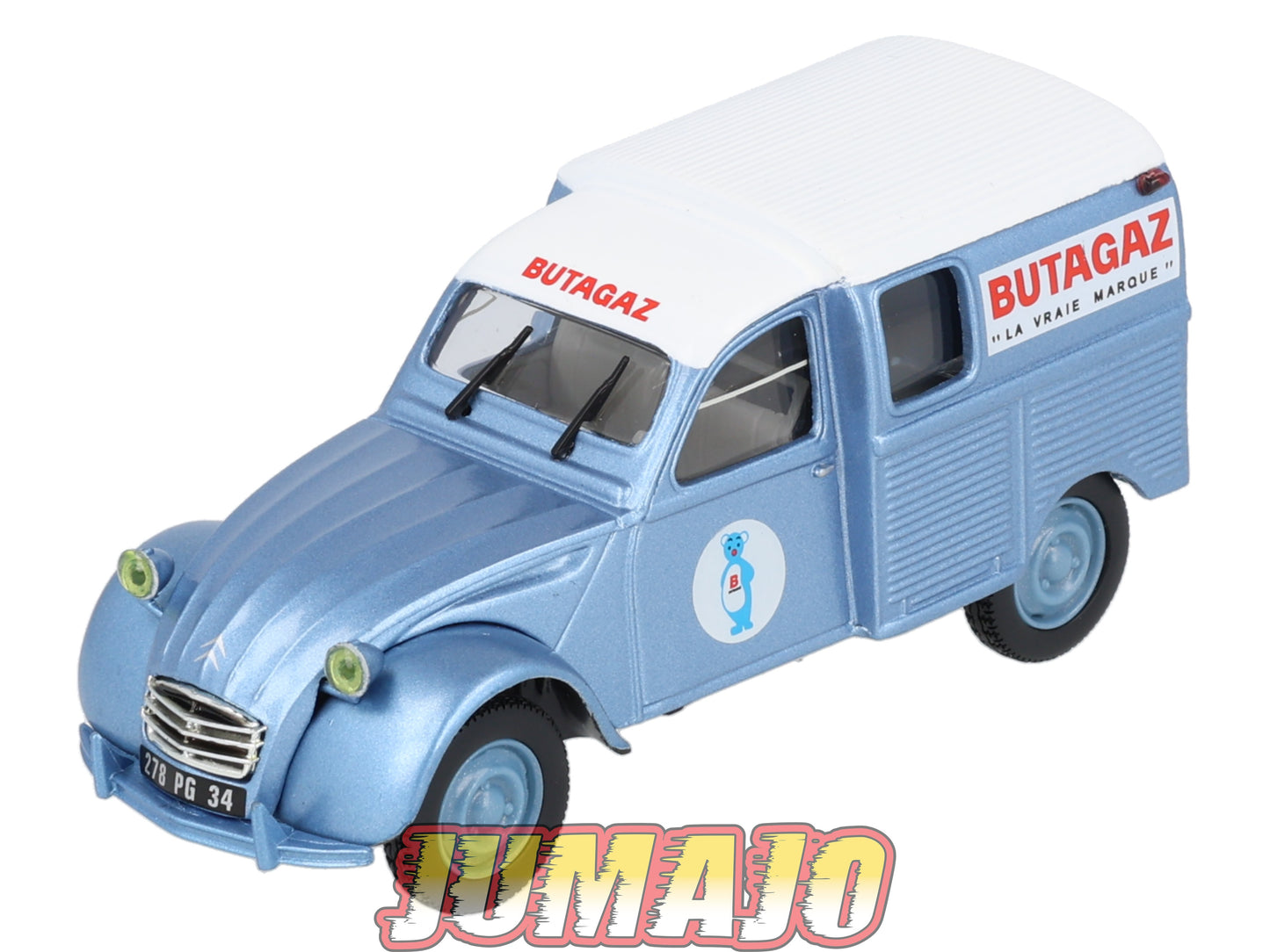 2CV99 Voiture 1/43 NOREV Citroen : 2CV AZU Butagaz 1968