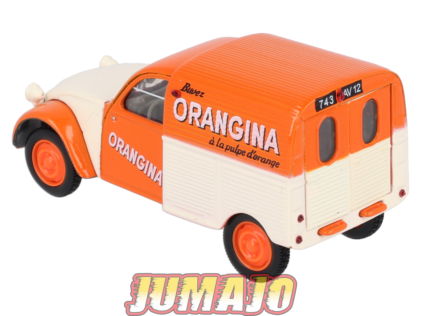 2CV9 Voiture 1/43 NOREV Citroen : 2CV AZU Orangina 1955