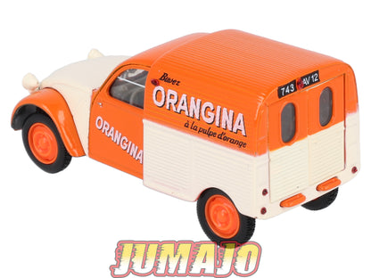 2CV9 Voiture 1/43 NOREV Citroen : 2CV AZU Orangina 1955