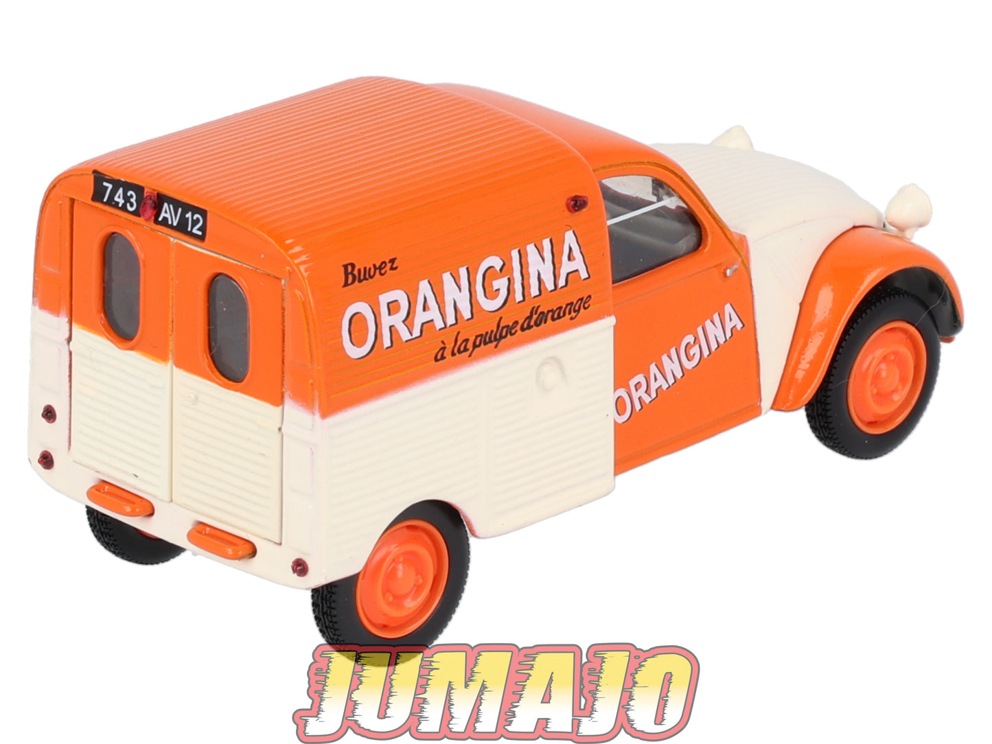 2CV9 Voiture 1/43 NOREV Citroen : 2CV AZU Orangina 1955