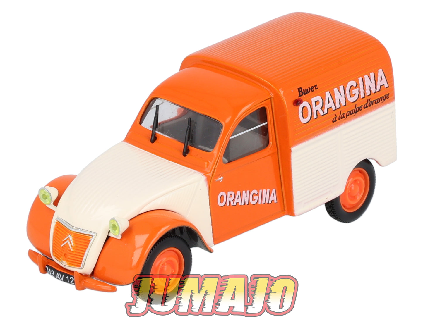 2CV9 Voiture 1/43 NOREV Citroen : 2CV AZU Orangina 1955