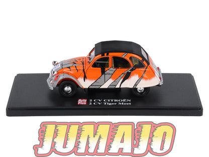 2CVAP100 Voiture 1/43 ELIGOR Auto plus : CITROEN 2CV Tiger Meet