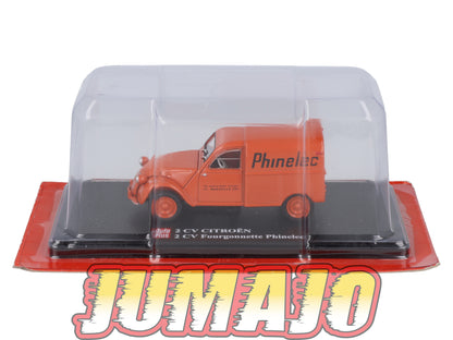 2CVAP102 Voiture 1/43 ELIGOR Auto plus : CITROEN 2CV n°102 Fourgonnette Phinelec