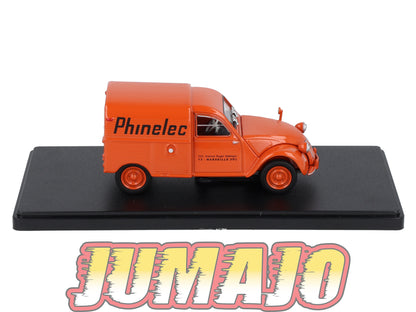 2CVAP102 Voiture 1/43 ELIGOR Auto plus : CITROEN 2CV n°102 Fourgonnette Phinelec