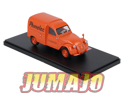2CVAP102 Voiture 1/43 ELIGOR Auto plus : CITROEN 2CV n°102 Fourgonnette Phinelec
