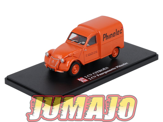2CVAP102 Voiture 1/43 ELIGOR Auto plus : CITROEN 2CV n°102 Fourgonnette Phinelec