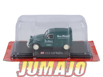 2CVAP103 Voiture 1/43 ELIGOR Auto plus : CITROEN 2CV n°103 San Miguel Bière