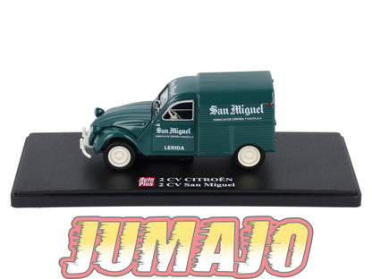 2CVAP103 Voiture 1/43 ELIGOR Auto plus : CITROEN 2CV n°103 San Miguel Bière