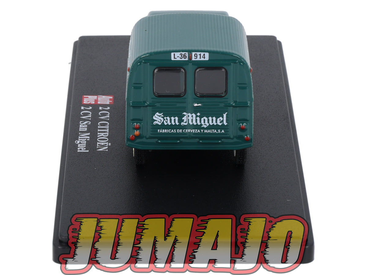 2CVAP103 Voiture 1/43 ELIGOR Auto plus : CITROEN 2CV n°103 San Miguel Bière