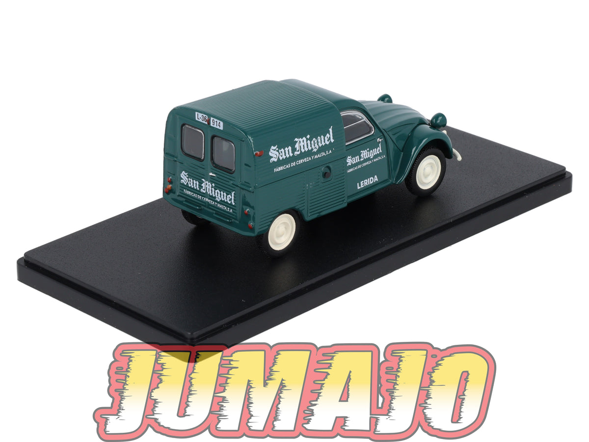 2CVAP103 Voiture 1/43 ELIGOR Auto plus : CITROEN 2CV n°103 San Miguel Bière