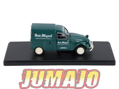 2CVAP103 Voiture 1/43 ELIGOR Auto plus : CITROEN 2CV n°103 San Miguel Bière