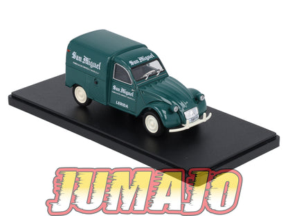 2CVAP103 Voiture 1/43 ELIGOR Auto plus : CITROEN 2CV n°103 San Miguel Bière
