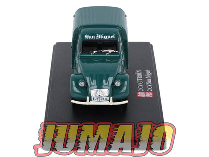 2CVAP103 Voiture 1/43 ELIGOR Auto plus : CITROEN 2CV n°103 San Miguel Bière