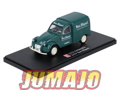 2CVAP103 Voiture 1/43 ELIGOR Auto plus : CITROEN 2CV n°103 San Miguel Bière