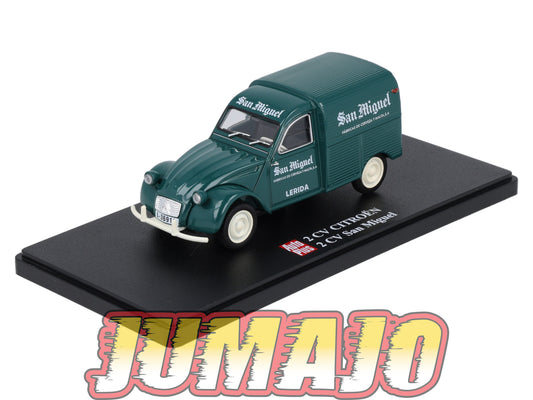 2CVAP103 Voiture 1/43 ELIGOR Auto plus : CITROEN 2CV n°103 San Miguel Bière