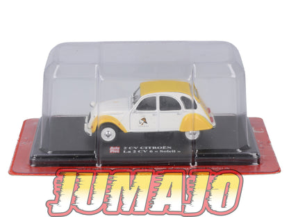 2CVAP110 Voiture 1/43 ELIGOR Auto plus : CITROEN 2CV La 2CV 6 Soleil