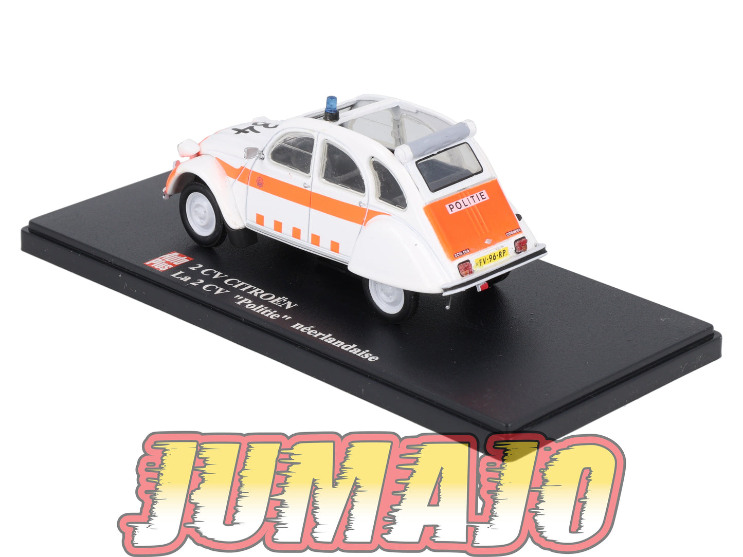 2CVAP16 Voiture 1/43 ELIGOR Auto plus : CITROEN 2CV Police Néerlandaise