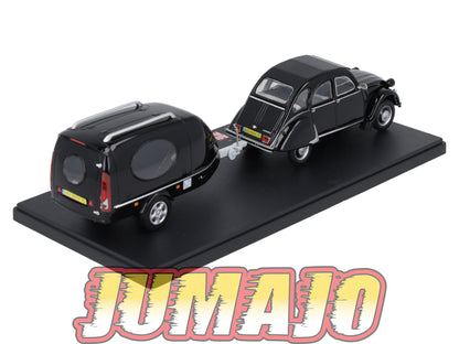 2CVAP20 Voiture 1/43 ELIGOR Auto plus : CITROEN 2CV Corbillard