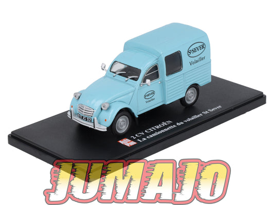 2CVAP253 Voiture 1/43 ELIGOR Auto plus : CITROEN 2CV La Camionnette Du Volailler ST Sever