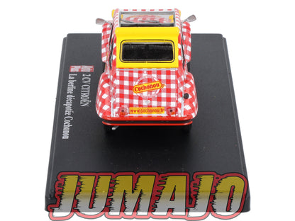 2CVAP259 Voiture 1/43 ELIGOR Auto plus : CITROEN 2CV La Berline Décapotée Cochonou