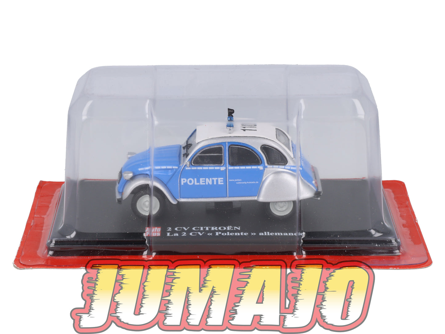 2CVAP25 Voiture 1/43 ELIGOR Auto plus : CITROEN 2CV Polente Polizei allemand