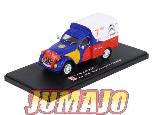 2CVAP260 Voiture 1/43 ELIGOR Auto plus : CITROEN 2CV Service Course Citroën Total