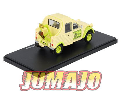2CVAP264 Voiture 1/43 ELIGOR Auto plus : CITROEN 2CV Gardiennage De Mobil Homes