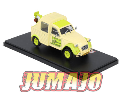 2CVAP264 Voiture 1/43 ELIGOR Auto plus : CITROEN 2CV Gardiennage De Mobil Homes