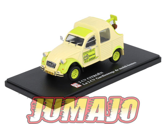 2CVAP264 Voiture 1/43 ELIGOR Auto plus : CITROEN 2CV Gardiennage De Mobil Homes