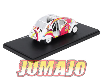 2CVAP2 Voiture 1/43 ELIGOR Auto plus CITROEN 2CV n°27 cross championnat France
