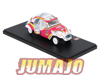 2CVAP2 Voiture 1/43 ELIGOR Auto plus CITROEN 2CV n°27 cross championnat France