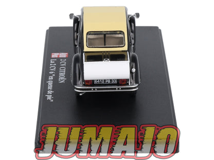 2CVAP39 Voiture 1/43 ELIGOR Auto plus : CITROEN 2CV La 2CV 6 En Queue De Pie