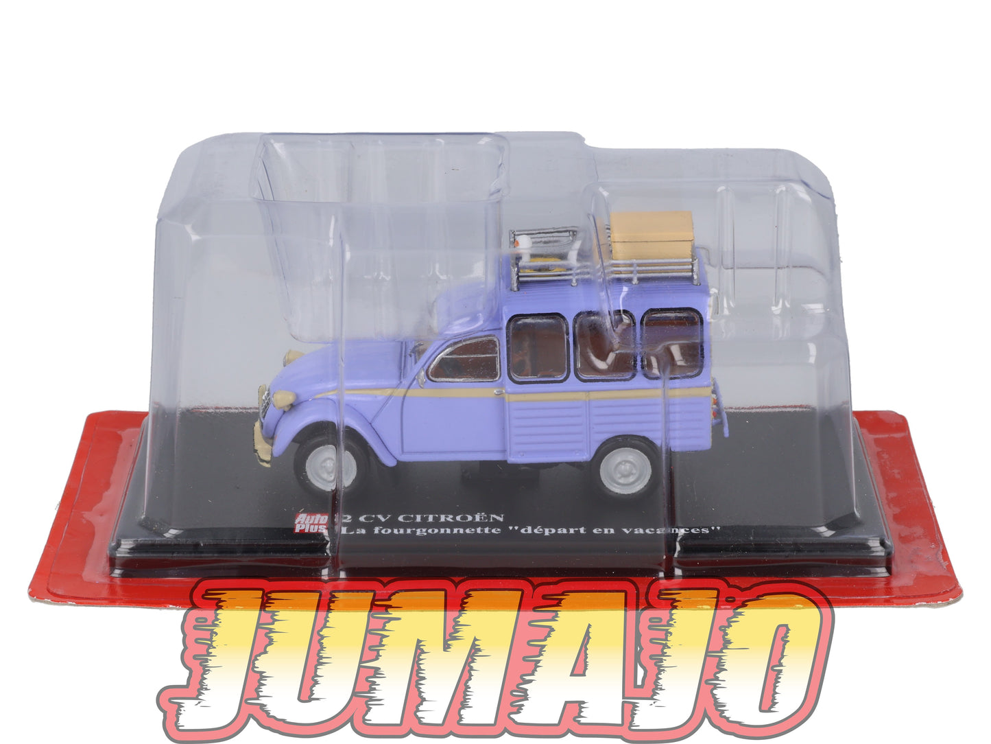 2CVAP49 Voiture 1/43 ELIGOR Auto plus : CITROEN 2CV La Fourgonette Départ en Vacances