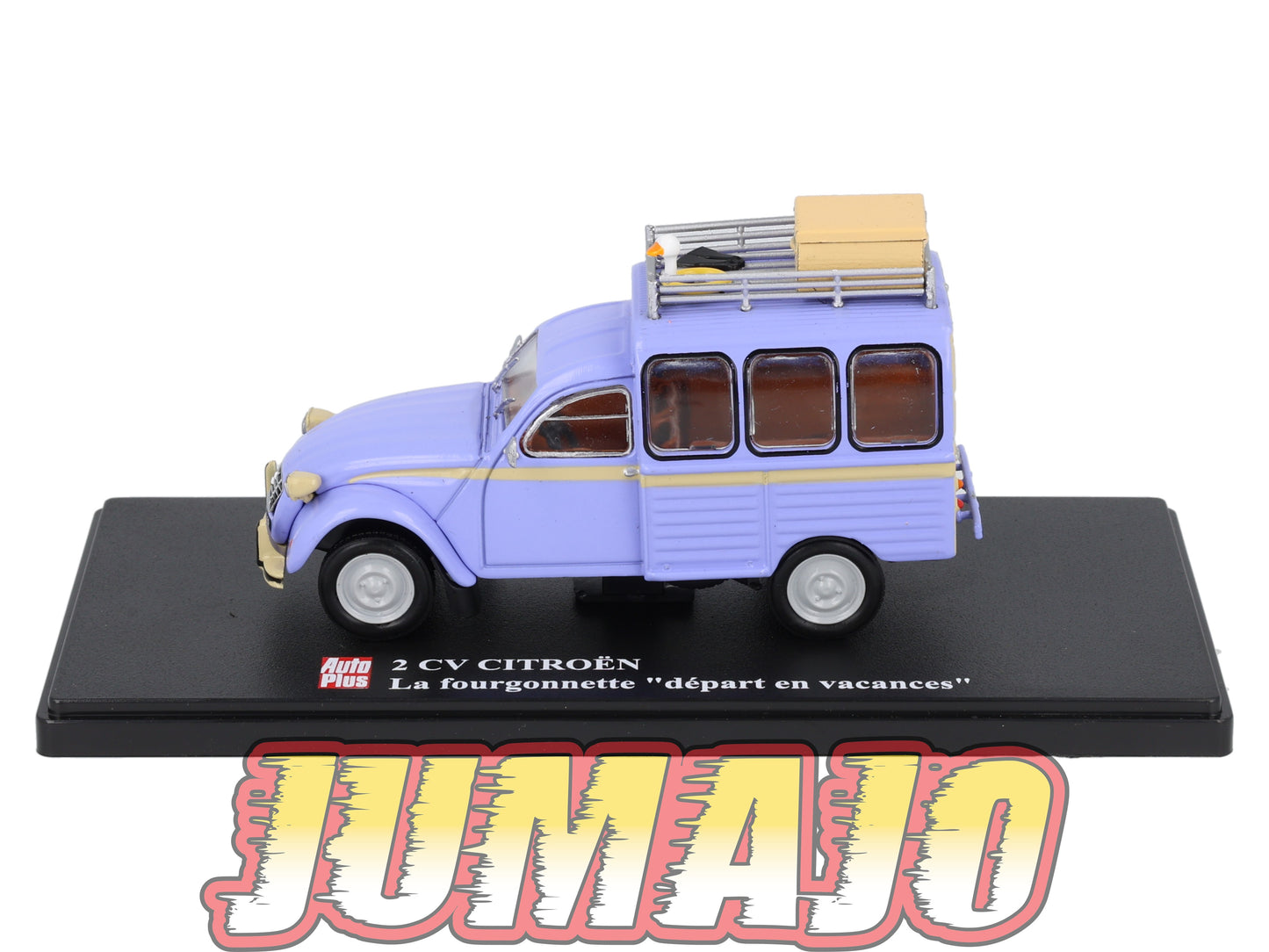 2CVAP49 Voiture 1/43 ELIGOR Auto plus : CITROEN 2CV La Fourgonette Départ en Vacances