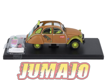 2CVAP50 Voiture 1/43 ELIGOR Auto plus : CITROEN 2CV n°12 Surf Australienne