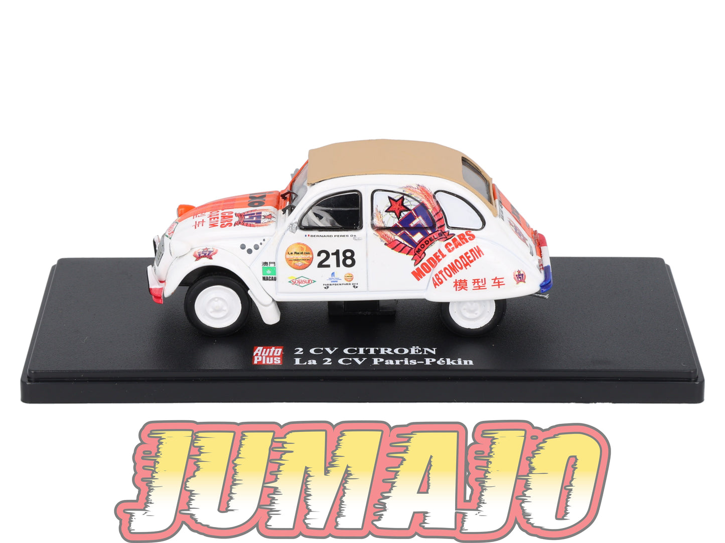 2CVAP51 Voiture 1/43 ELIGOR Auto plus : CITROEN 2CV Paris / Pekin