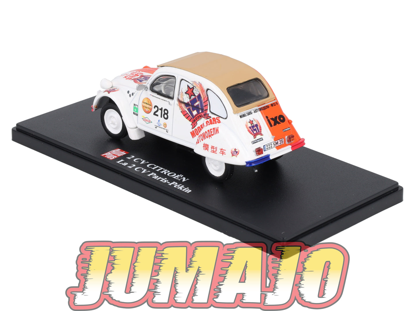2CVAP51 Voiture 1/43 ELIGOR Auto plus : CITROEN 2CV Paris / Pekin