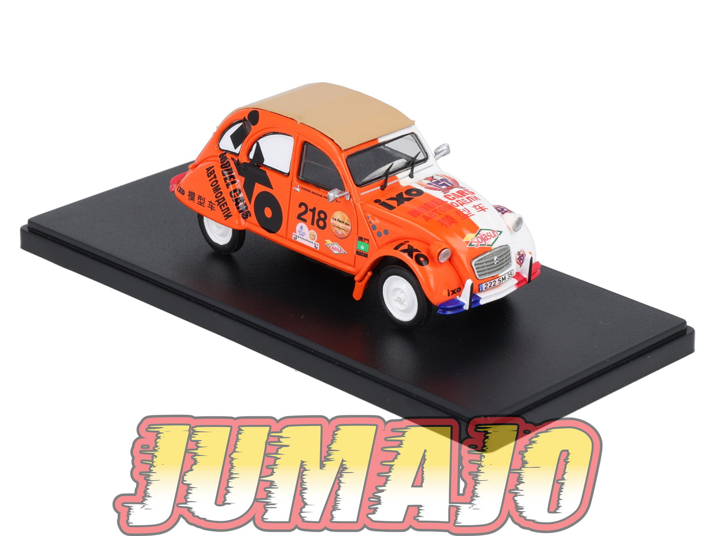 2CVAP51 Voiture 1/43 ELIGOR Auto plus : CITROEN 2CV Paris / Pekin