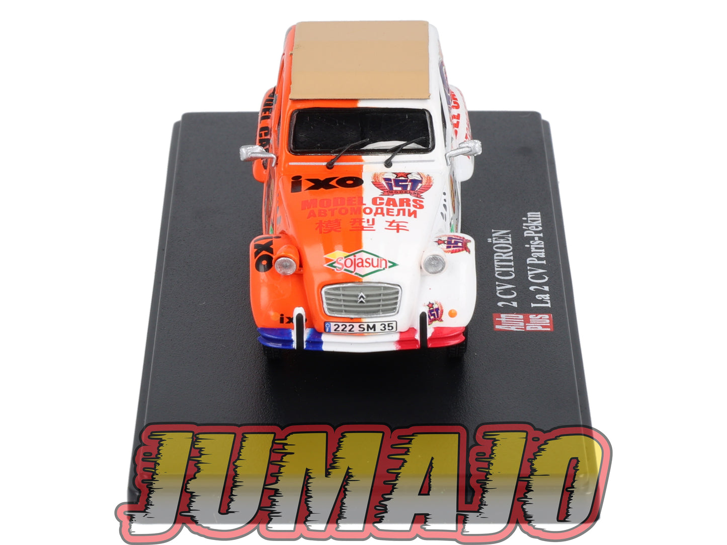 2CVAP51 Voiture 1/43 ELIGOR Auto plus : CITROEN 2CV Paris / Pekin