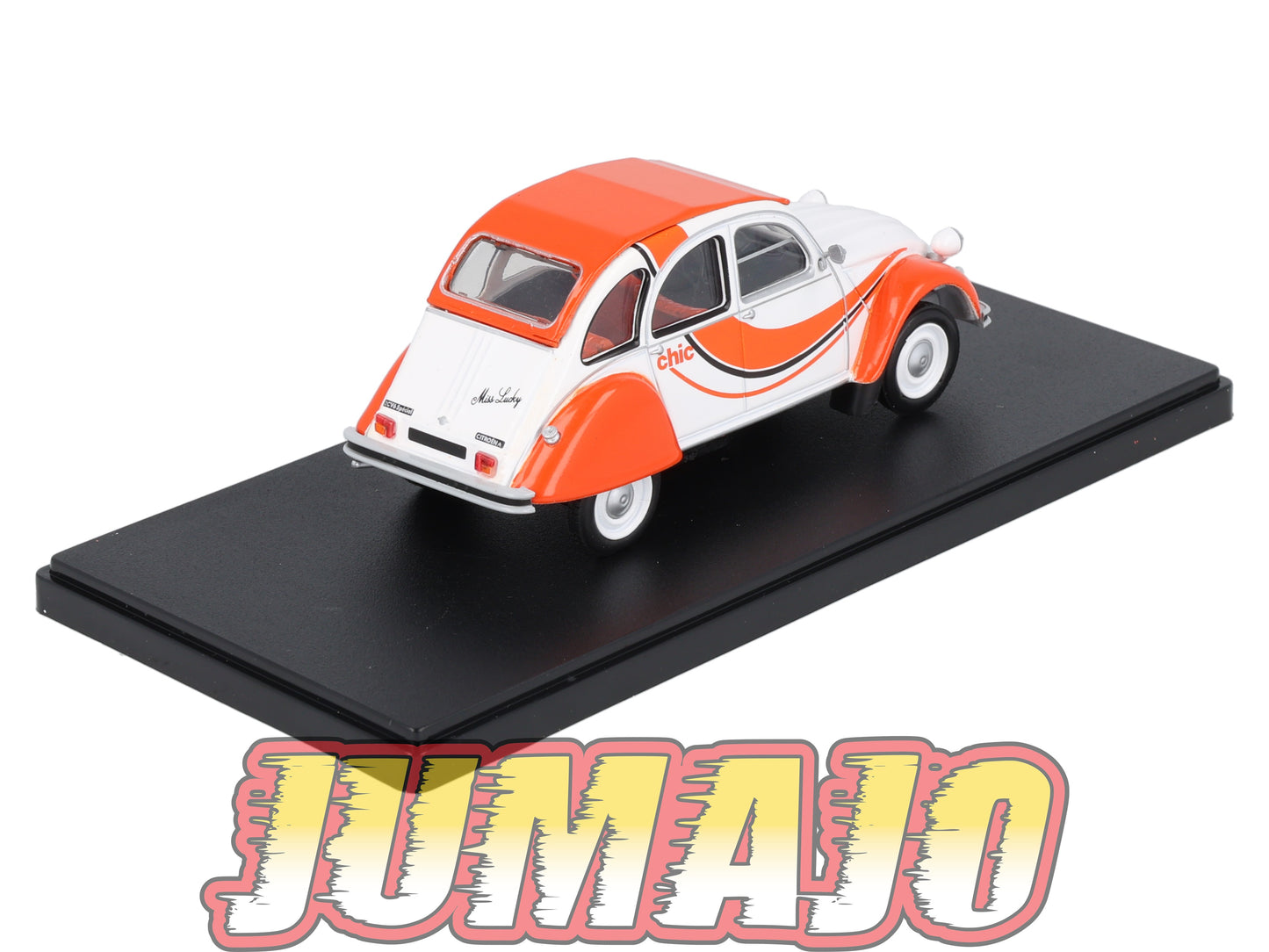2CVAP52 Voiture 1/43 ELIGOR Auto plus : CITROEN 2CV La 2CV Miss Lucky