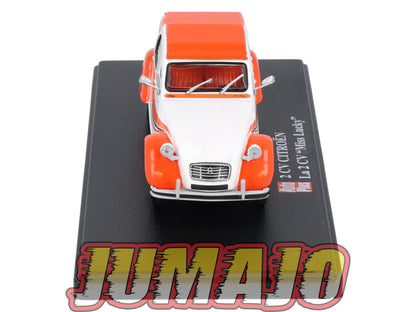 2CVAP52 Voiture 1/43 ELIGOR Auto plus : CITROEN 2CV La 2CV Miss Lucky