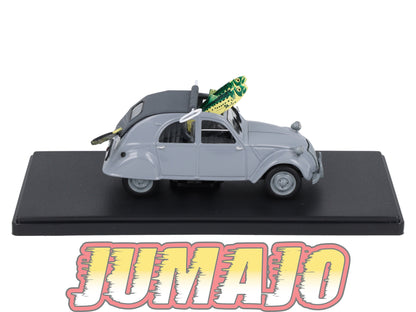 2CVAP53 Voiture 1/43 ELIGOR Auto plus : CITROEN 2CV n°36 boîte à sardines