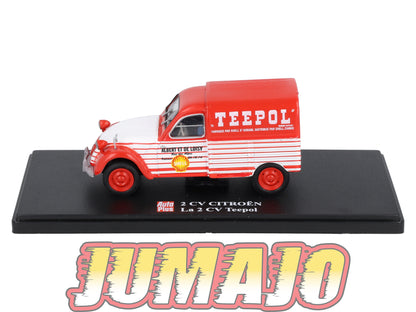 2CVAP54 voiture 1/43 ELIGOR Auto plus : CITROEN 2CV n°33 Camionnette TEEPOL SHELL